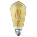 Ledvance LED Filament Smart+ Edison ST64 5,5W = 45W E27 Gold 600lm extra warmweiß 2500K Dimmbar App Google Bluetooth