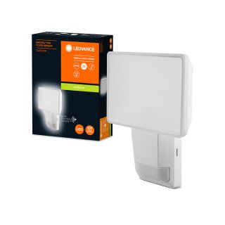 Ledvance LED Fluter Außenleuchte Endura Pro Weiß IP55 15W 1500lm Neutralweiß 4000K Sensor