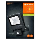 Ledvance LED Fluter Endura Dunkelgrau IP44 30W 2700lm Warmweiß 3000K Bewegungssensor