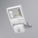 Ledvance LED Fluter Außenstrahler Endura Flood Weiß IP44 20W 1700lm warmweiß 3000K mit Sensor