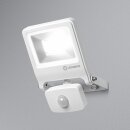 Ledvance LED Fluter Außenstrahler Endura Flood Weiß IP44 20W 1700lm warmweiß 3000K mit Sensor