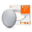 Ledvance LED Wand- & Deckenleuchte Orbis Silber rund Ø41cm 22W 1400lm 2700K-6500K CCT Dimmbar mit Fernbedienung