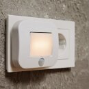 Ledvance LED Nachtlicht Steckdosenlicht Lunetta Hall Weiß 0,7W 10lm warmweiß Lichtsensor