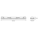Ledvance LED Feuchtraumleuchte Wannenleuchte Submarine 65cm Grau IP65 2 x 8W G13 1400lm Neutralweiß 4000K