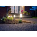 5 x Ledvance LED Smart+ Mini Gartenleuchte Erdspieß Edelstahl IP65 3,8W 220lm RBGW Warmweiß 3000K Dimmbar App Google Alexa WiFi