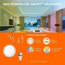 5 x Ledvance LED Smart+ Mini Gartenleuchte Pole Edelstahl IP65 5,7W 180lm RGBW warmweiß 3000K Dimmbar App Google Alexa WiFi