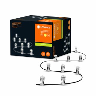 Ledvance LED Gartenbeleuchtung Endura Dot 9 x 6W 380lm warmweiß 3000K Basis-Set mit Erdspieß