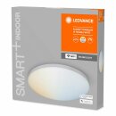Ledvance LED Smart+ Panel Planon Frameless Weiß Ø45cm 28W 2700lm TW 3000K-6500K Dimmbar App Google Alexa WiFi