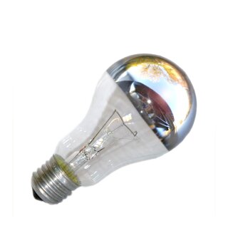 Leuci A70 Glühbirne 100W E27 Kopfspiegel Silber Glühlampe 100 Watt Glühbirnen Glühlampen