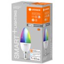 Ledvance LED Smart+ Kerze 4,9W = 40W E14 Opal 470lm RGBW 2700K-6500K Dimmbar App Google Alexa WiFi