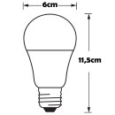 3 x Ledvance LED Smart+ Leuchtmittel A60 Birne 9W = 60W 806lm RGBW 2700K-6500K Dimmbar App Google Alexa WiFi