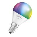 3 x Ledvance LED Smart+ Tropfen P46 4,9W = 40W E14 matt 470lm  RGBW 2700K-6500K Dimmbar App Google Alexa WiFi