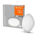 Ledvance LED Smart+ Deckenleuchte Orbis Plate Weiß Ø43cm 24W 2500lm 3000K-6500K Dimmbar App Google Alexa WiFi