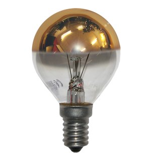 Sylvania Tropfen Kopfspiegel Gold 40W E14 Glühbirne Glühlampe 40 Watt