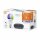 Ledvance LED Smart Home Starter Set Google Home Mini Schwarz + LED Birne A60 9W E27 matt 806lm RGBW 2700K-6500K Dimmbar App Bluetooth