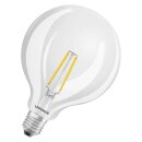 Ledvance LED Smart+ Filament Globe G125 6W = 60W E27 klar 806lm warmweiß 2700K Dimmbar App Google Alexa WiFi