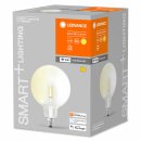 Ledvance LED Smart+ Filament Globe G125 6W = 60W E27 klar 806lm warmweiß 2700K Dimmbar App Google Alexa WiFi