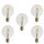 5 x LED Filament Globe Glühbirne G95 4W = 40W E27 klar Faden Glühlampe warmweiß 2700K