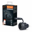 Ledvance Smart+ Plug Steckdose für außen IP44 schaltbar kompakt Anthrazit App Google Alexa WiFi