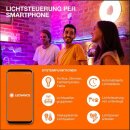Ledvance LED Smart+ Deckenleuchte Orbis Backlight Weiß 35x35cm 28W 2800lm RGBW 3000K-6500K Dimmbar App Google Alexa WiFi