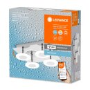 Ledvance LED Smart+ Deckenleuchte Orbis Wave Chrom IP44 26W 2800lm 3000K-6500K Dimmbar App Google Alexa WiFi