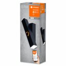 Ledvance Smart+ Wandleuchte Orbis Wall Cross Schwarz 12W 1200lm 3000K-6500K Dimmbar App Google Alexa WiFi