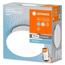 Ledvance LED Smart+ Bad Deckenleuchte Orbis Aqua Weiß Ø20cm IP44 12W 1200lm CCT 3000K-6500K Dimmbar App Google Alexa WiFi