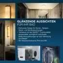 Ledvance LED Smart+ Bad Deckenleuchte Orbis Aqua Weiß Ø20cm IP44 12W 1200lm CCT 3000K-6500K Dimmbar App Google Alexa WiFi