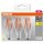 3 x Osram LED Filament A60 Birnen 11W = 100W E27 klar 1521lm Warmweiß 2700K