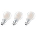 3 x Osram LED Filament A60 Birnen 6,5W = 60W E27 matt...