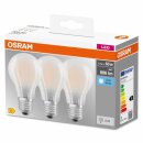 3 x Osram LED Filament A60 Birnen 6,5W = 60W E27 matt...