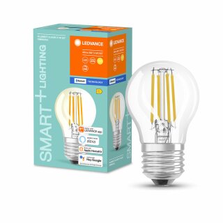 Ledvance LED Smart+ Filament Tropfen 4W = 40W E27 klar 470lm warmweiß 2700K Dimmbar App Google Alexa Bluetooth