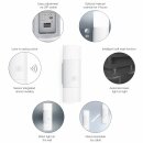 Steinel Design Sensor Außenleuchte L900 Anthrazit Uplight warmweiß mit Bewegungsmelder B-Ware