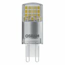 9 x Osram LED Leuchtmittel Stiftsockel Star Pin 3,8W = 40W G9 470lm warmweiß 2700K 300°