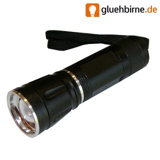 TSL LED Taschenlampe Cree Chip 3W Zoom Trageschlaufe 3 Watt Blitzfunktion