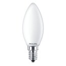 Philips LED Leuchtmittel Kerze 4,3W = 40W E14 matt 470lm...