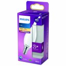 Philips LED Leuchtmittel Windstoß Kerze 2,2W = 25W...