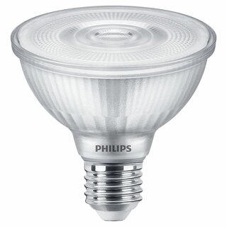 Philips LED Leuchtmittel Glas Reflektor PAR30s 9,5W = 75W E27 740lm warmweiß 2700K 25° DIMMBAR
