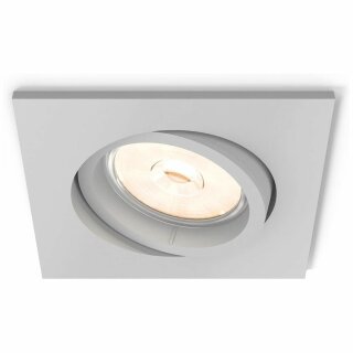 Philips myLiving Enneper Einbaustrahler eckig Grau IP20 max. 5,5W GU10 schwenkbar ohne Leuchtmittel