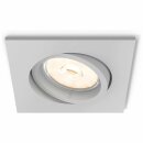 Philips myLiving Enneper Einbaustrahler eckig Grau IP20...