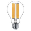 Philips LED Filament Leuchtmittel Birnenform 13W = 120W E27 klar 2000lm warmweiß 2700K