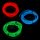 3 x LED Neon Farbset formbares Neonlichtband 3 x 3 Meter IP44 mit 6 x AA Batterien Rot Grün Blau mit Schalter & 6h Timer