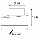 SLV Bodeneinbautopf schwarz für DASAR® PREMIUM & GIMBLE OUT