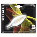 10 x Bellalux LED Filament Leuchtmittel Kerze 4W = 40W E14 klar 470lm 827 warmweiß 2700K