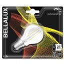 6 x Bellalux LED Filament Leuchtmittel Tropfen 2,5W = 25W E14 klar 250lm 827 warmweiß 2700K