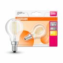 6 x Osram LED Filament Leuchtmittel Tropfen 6,5W = 60W...
