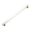 Linienlampe Röhre 60W S14s 2 Sockel OPAL...