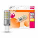 9 x Osram LED Leuchtmittel Stiftsockel Superstar PIN 4,4W = 40W G9 470lm warmweiß 2700K 320° DIMMBAR