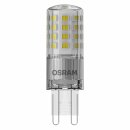 9 x Osram LED Leuchtmittel Stiftsockel Superstar PIN 4,4W = 40W G9 470lm warmweiß 2700K 320° DIMMBAR