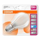 6 x Osram LED Filament Leuchtmittel Birnenform A60 4W = 40W E27 matt 470lm 840 neutralweiß 4000K